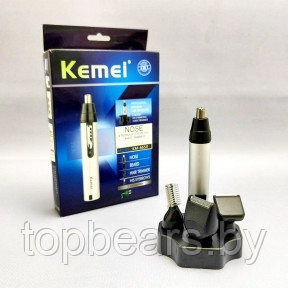 Профессиональный триммер KEMEI KM-6650 4 в 1 на подставке для ухода за волосами, бородой, бровями, ушами, - фото 1 - id-p216155658