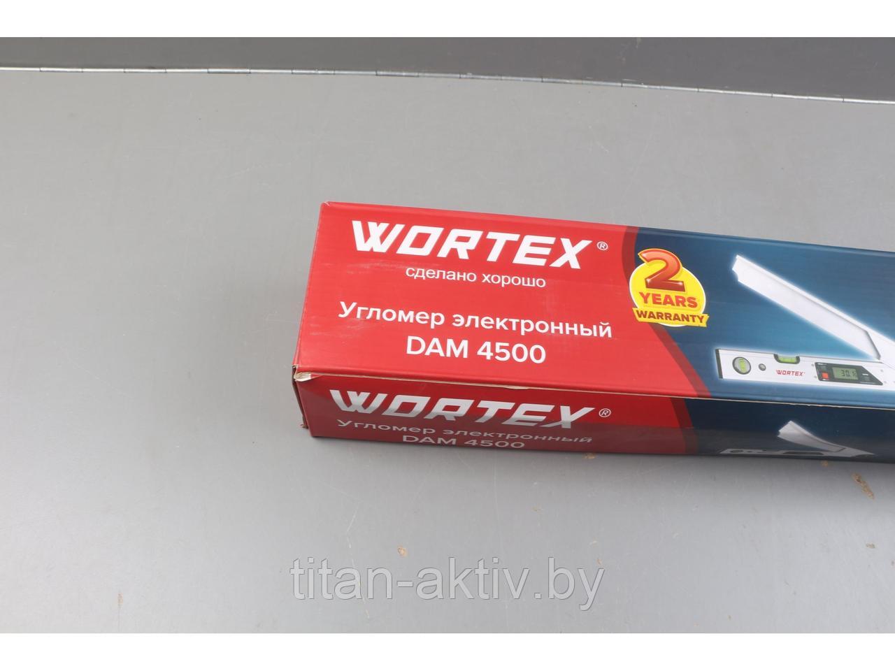 Угломер электронный WORTEX DAM 4500 в кор. +- 0,1°, 450 мм, противоударный, водостойкий уцененный - фото 3 - id-p226011200