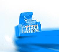 Greenconnect Патч-корд прямой 0.7m, UTP кат.5e, синий, позолоченные контакты, 24 AWG, литой, GCR-LNC01-0.7m,