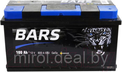 Автомобильный аккумулятор BARS 6СТ-100 Евро R+ / 100 271 07 0 R - фото 2 - id-p226014561