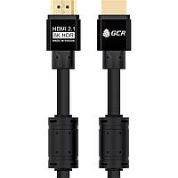 GCR Кабель 0.5m HDMI 2.1,черный, 8K 60Hz, 4K 144Hz, 0.5m, динамический HDR, 4:4:4, Ultra HD, 48.0 Гбит/с, 3 Х