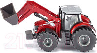 Трактор игрушечный Siku Massey Ferguson с фронтальным погрузчиком / 1985