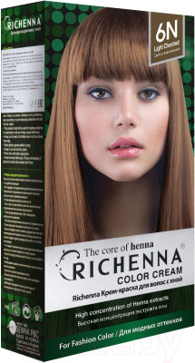 Крем-краска для волос Richenna С хной 6N - фото 1 - id-p226025104
