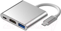 Адаптер ORIENT USB-C - HDMI USB 3.2 Gen1 Type-A USB 3.2 Gen1 Type-C / C028