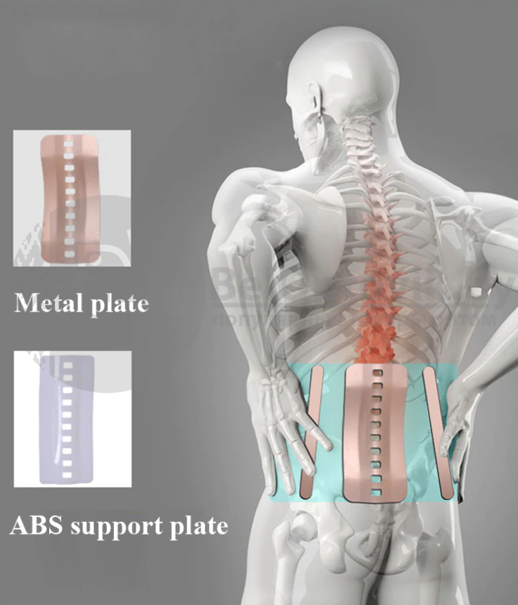 Пояс турмалиновый CoolFi на пояснично-крестцовый отдел с металлическими пластинами - фото 8 - id-p193067883