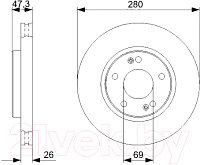 Тормозной диск Bosch 0986479368