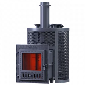 Печь для бани Технолит Авангард ЗК 25 (М) Ураган круглая сетка, фото 2