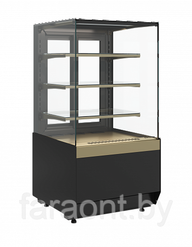 Витрина нейтральная Carboma Cube KC70 N 0,6-1 LIGHT (версия 2.0)