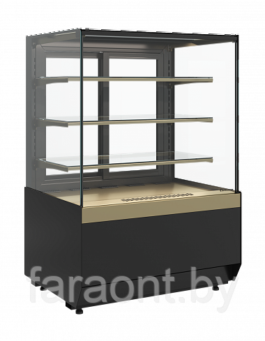Витрина нейтральная Carboma Cube KC70 N 0,9-1 LIGHT (версия 2.0)