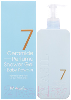 Гель для душа Masil 7 Ceramide Perfume Shower Gel С ароматом хлопка - фото 2 - id-p226037562