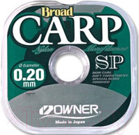 Леска монофильная Owner Broad Carp SP Brown 300м 0.35мм 8.8кг / 56023-035