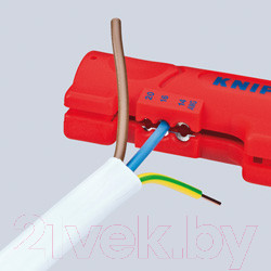 Инструмент для зачистки кабеля Knipex 1664125SB - фото 2 - id-p226039403