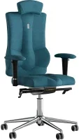 Кресло офисное Kulik System Elegance азур/хром