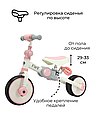 Детский беговел-велосипед Bubago Flint BG-F-109-4 (белый/розовый) рансформер, складной, фото 8