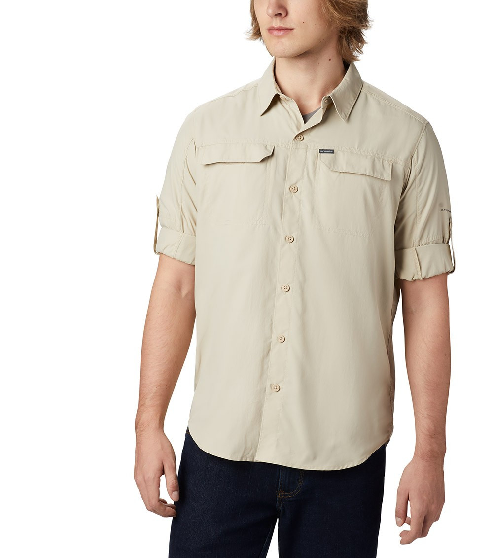 Рубашка мужская Columbia Silver Ridge 2.0 Long Sleeve Shirt бежевый 1839311-160 - фото 4 - id-p225984634