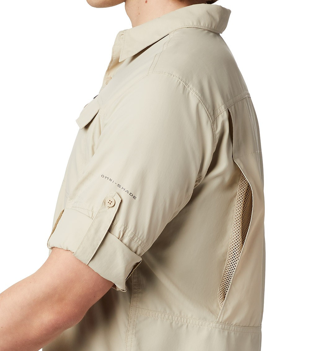 Рубашка мужская Columbia Silver Ridge 2.0 Long Sleeve Shirt бежевый 1839311-160 - фото 5 - id-p225984634