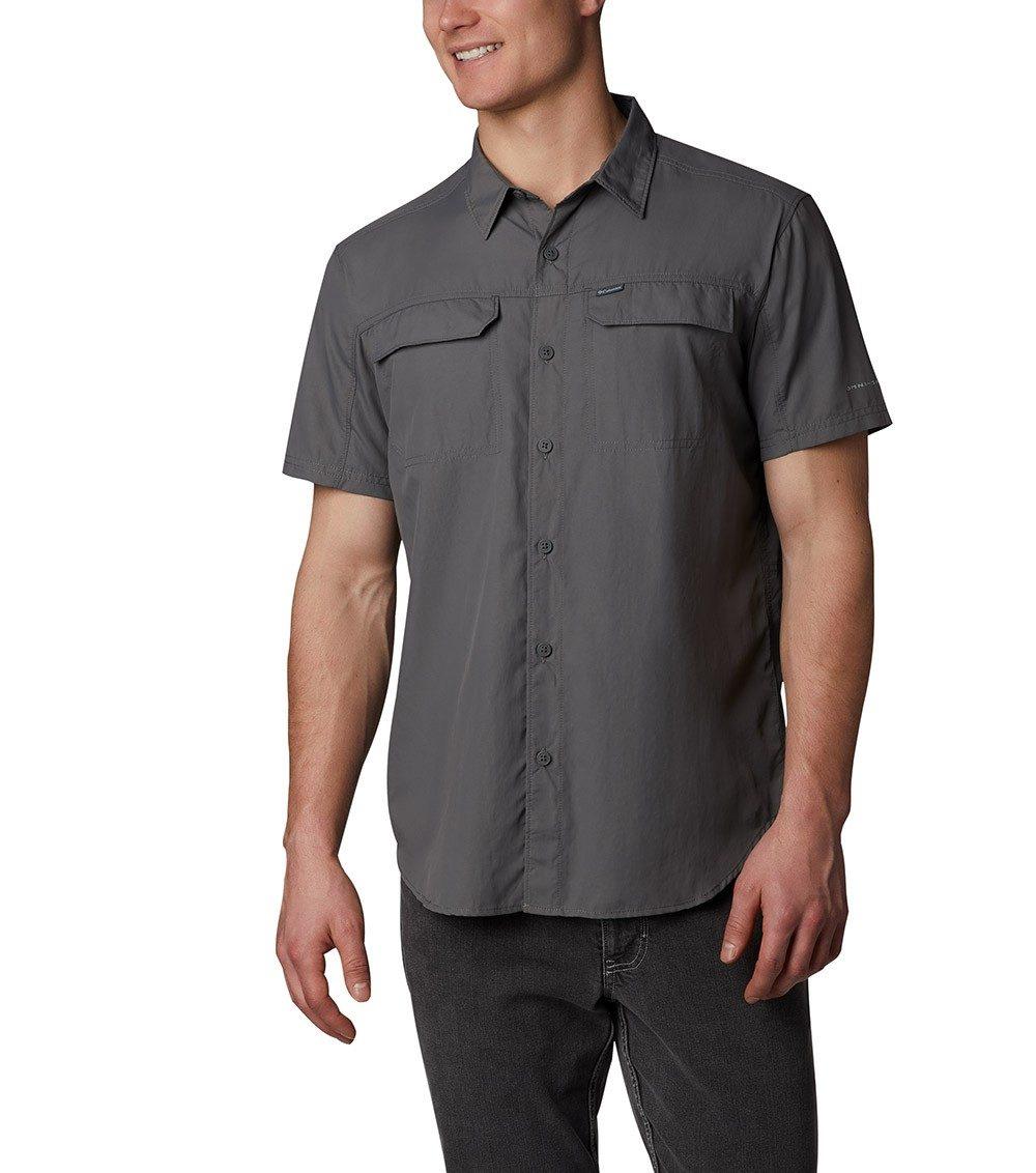 Рубашка мужская Columbia Silver Ridge 2.0 Short Sleeve серый 1838881-023 - фото 1 - id-p225984644