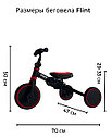 Детский беговел-велосипед Bubago Flint BG-F-109-1 (черно-красный ) трансформер, складной, фото 7