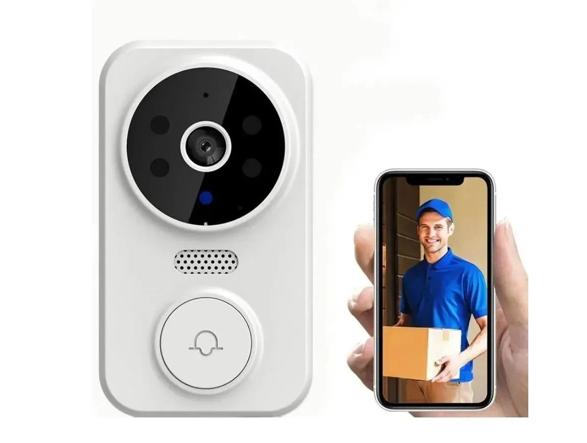 Умный беспроводной видеоглазок Mini DOORBELL Wi-Fi управление