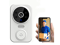 Умный беспроводной видеоглазок Mini DOORBELL Wi-Fi управление