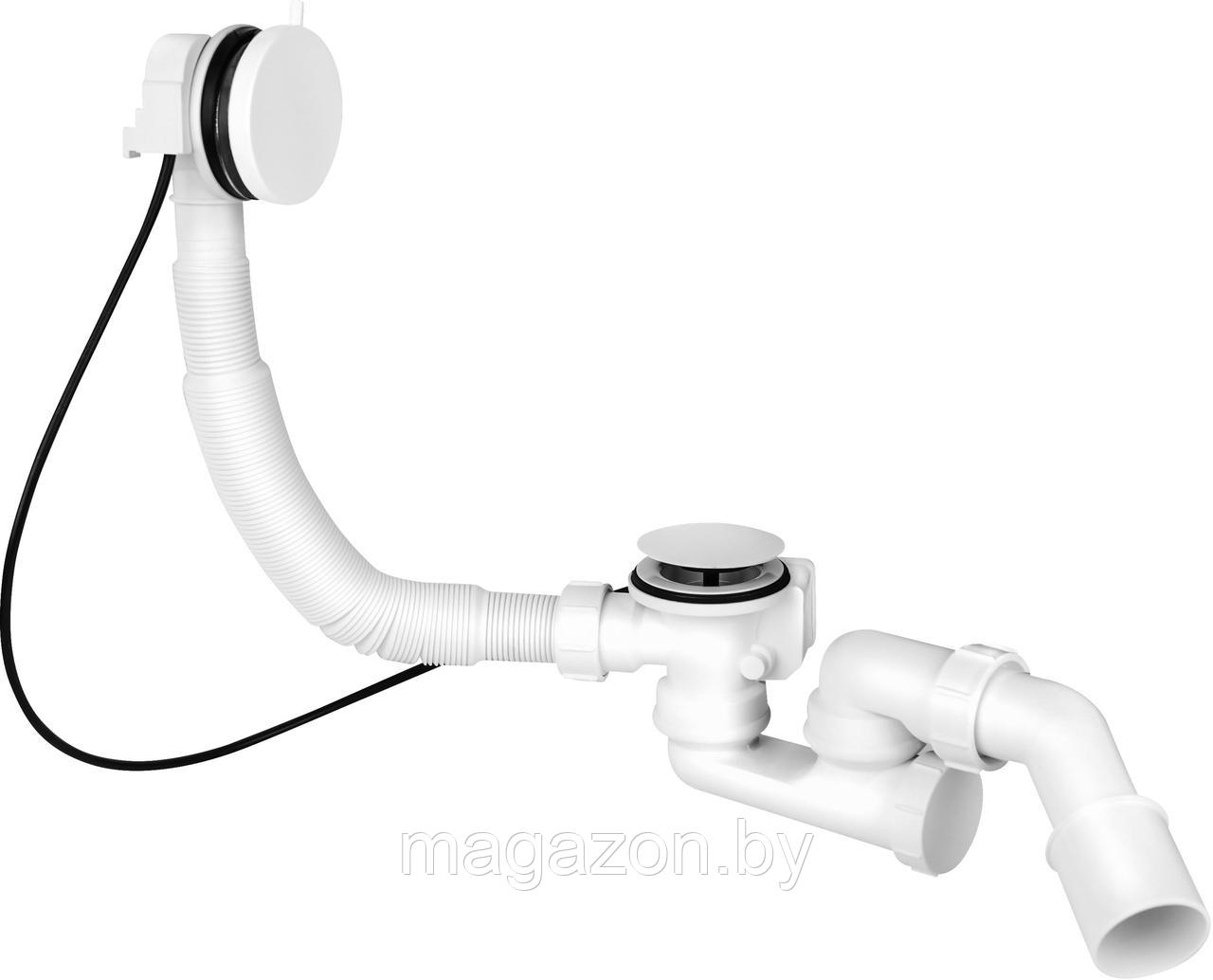 Сифон для ванны McAlpine Slim MP31SSF-WHBR, белый