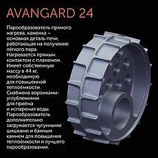 Печь для бани Технолит Авангард ЗК 25 (П2) Ураган сетка Тюльпан, фото 3