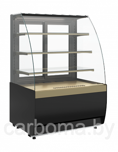 Кондитерская витрина Carboma FLANDRIA K70 VM 1,3-1 LIGHT (версия 2.0) +6...+12