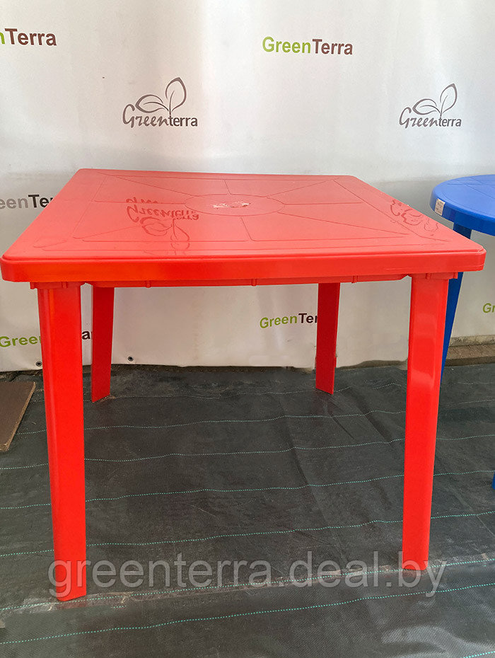 Пластиковый стол квадратный пластиковый для дачи [130-0019] - фото 3 - id-p11716068