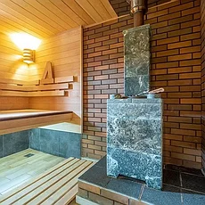 Печь для бани Технолит Авангард ЗК 24 облицовка кирпич Змеевик, фото 3
