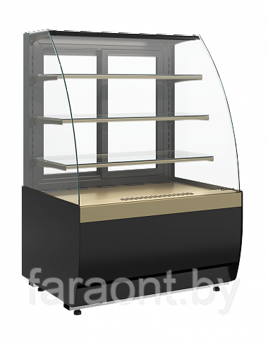 Кондитерская витрина K70 VM 1,3-2 STANDARD открытая FLANDRIA 2 (9005-0109) +4...+12