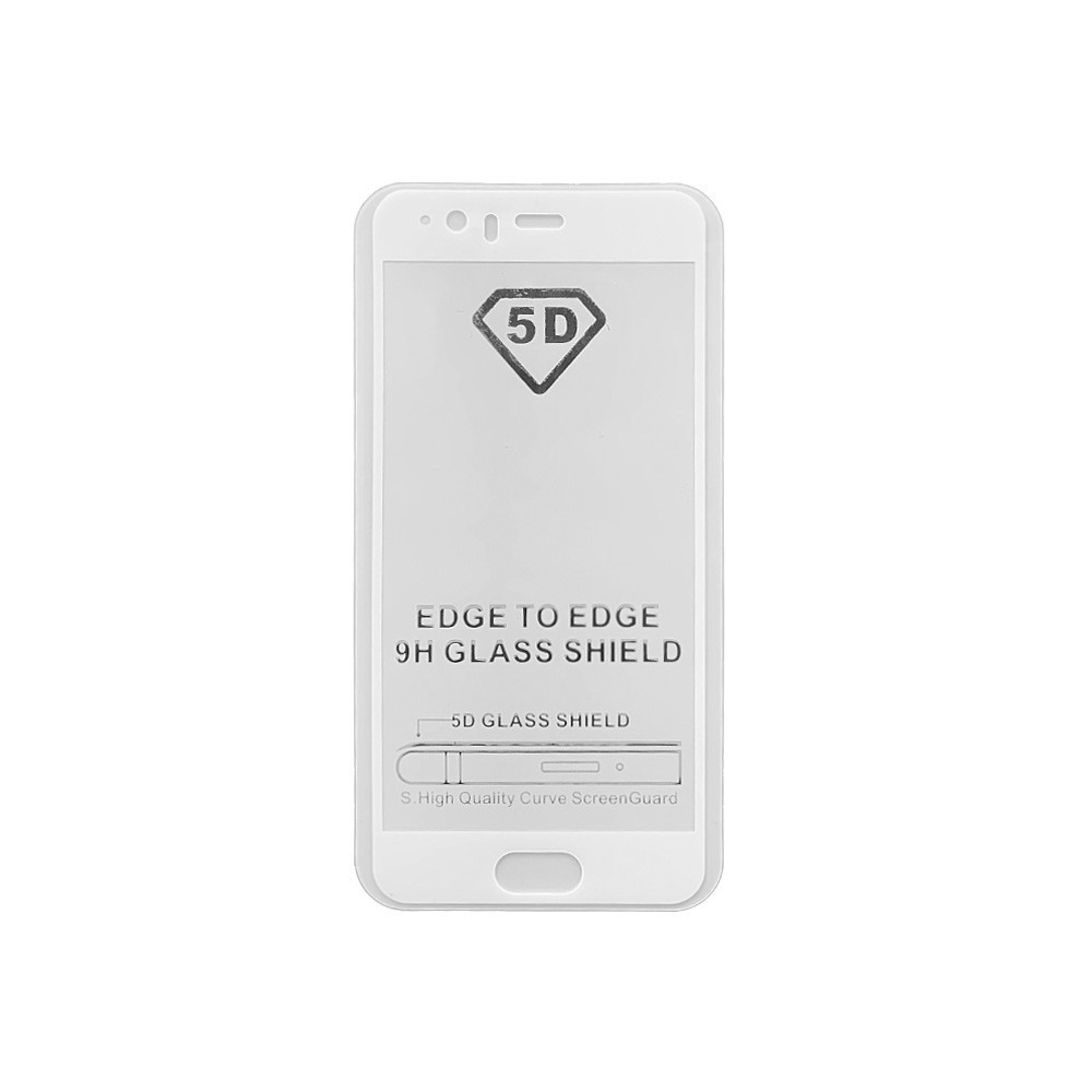 Защитное стекло для Huawei P10 с полной проклейкой (Full Screen), белое - фото 1 - id-p226061116