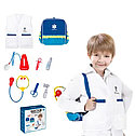 Игровой набор Доктор с халатом, набор доктора, сумка, KN 636, фото 2