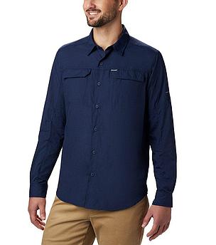 Рубашка мужская Columbia Silver Ridge 2.0 Long Sleeve Shirt синий 1839311-464