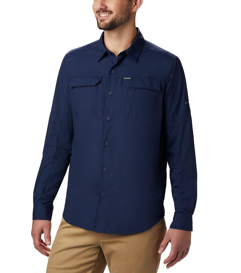 Рубашка мужская Columbia Silver Ridge 2.0 Long Sleeve Shirt синий 1839311-464 - фото 1 - id-p225984639