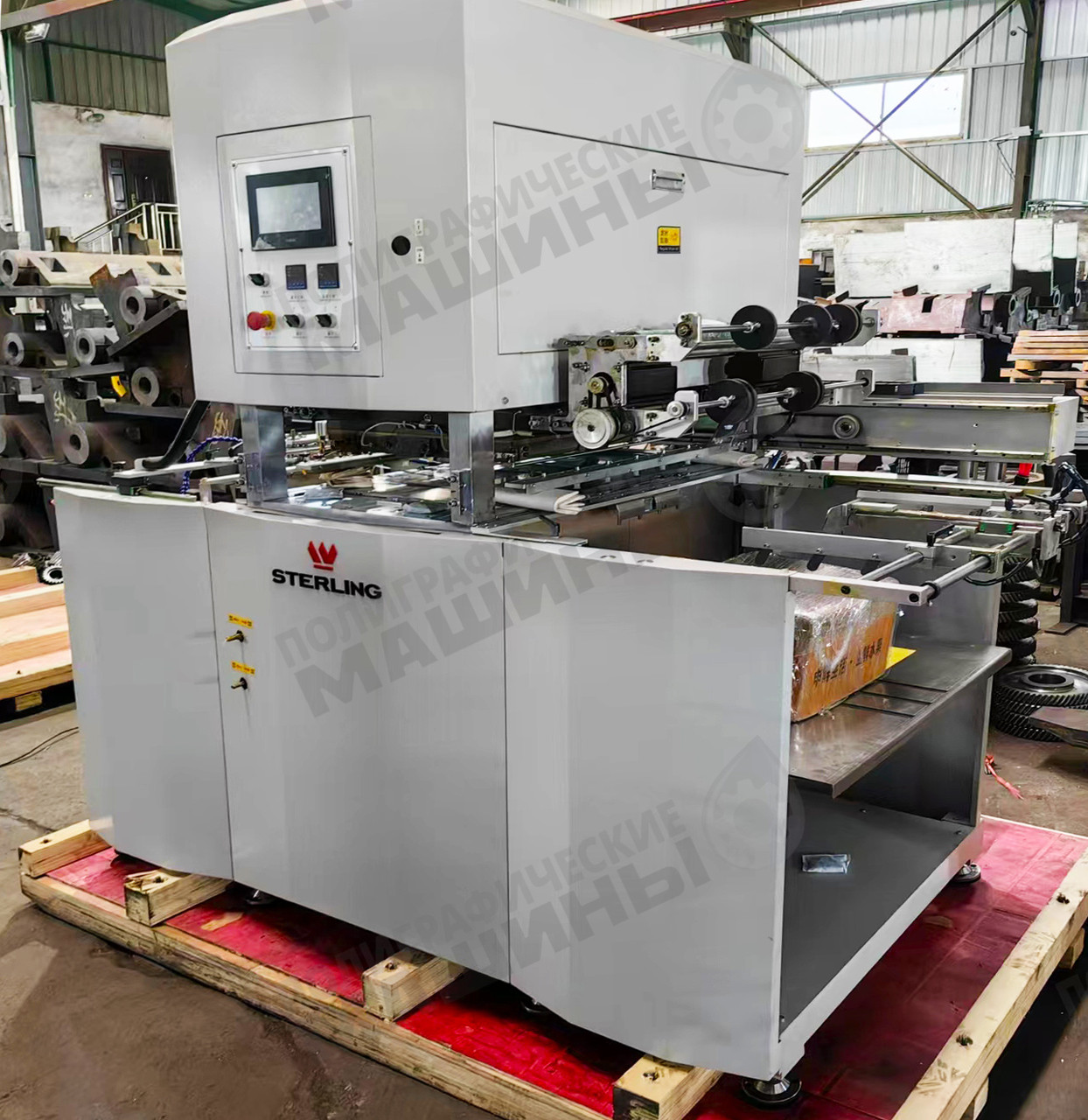 Автоматический пресс для горячего тиснения фольгой и высечки STERLING S-FOIL 80