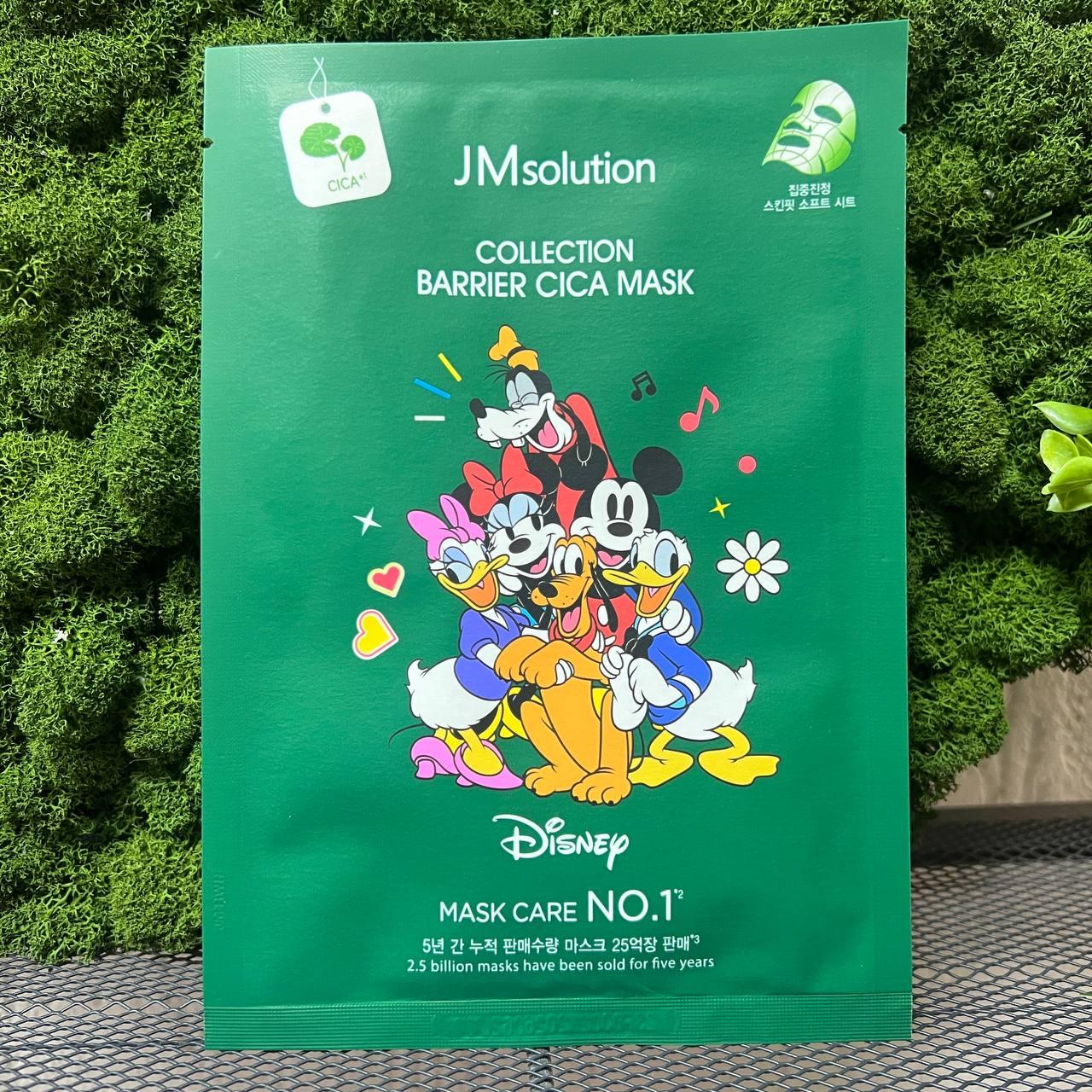 Тканевая маска с экстрактом центеллы JM SOLUTION Disney Barrier Cica Mask - фото 1 - id-p226009166