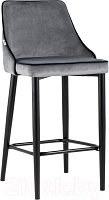 Стул барный Stool Group Коби / AV 434-H15/75-08(PP) (велюр серый)