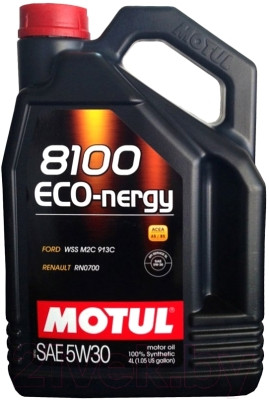 Моторное масло Motul 8100 Eco-nergy 5W30 / 104257 (4л) - фото 1 - id-p225917842