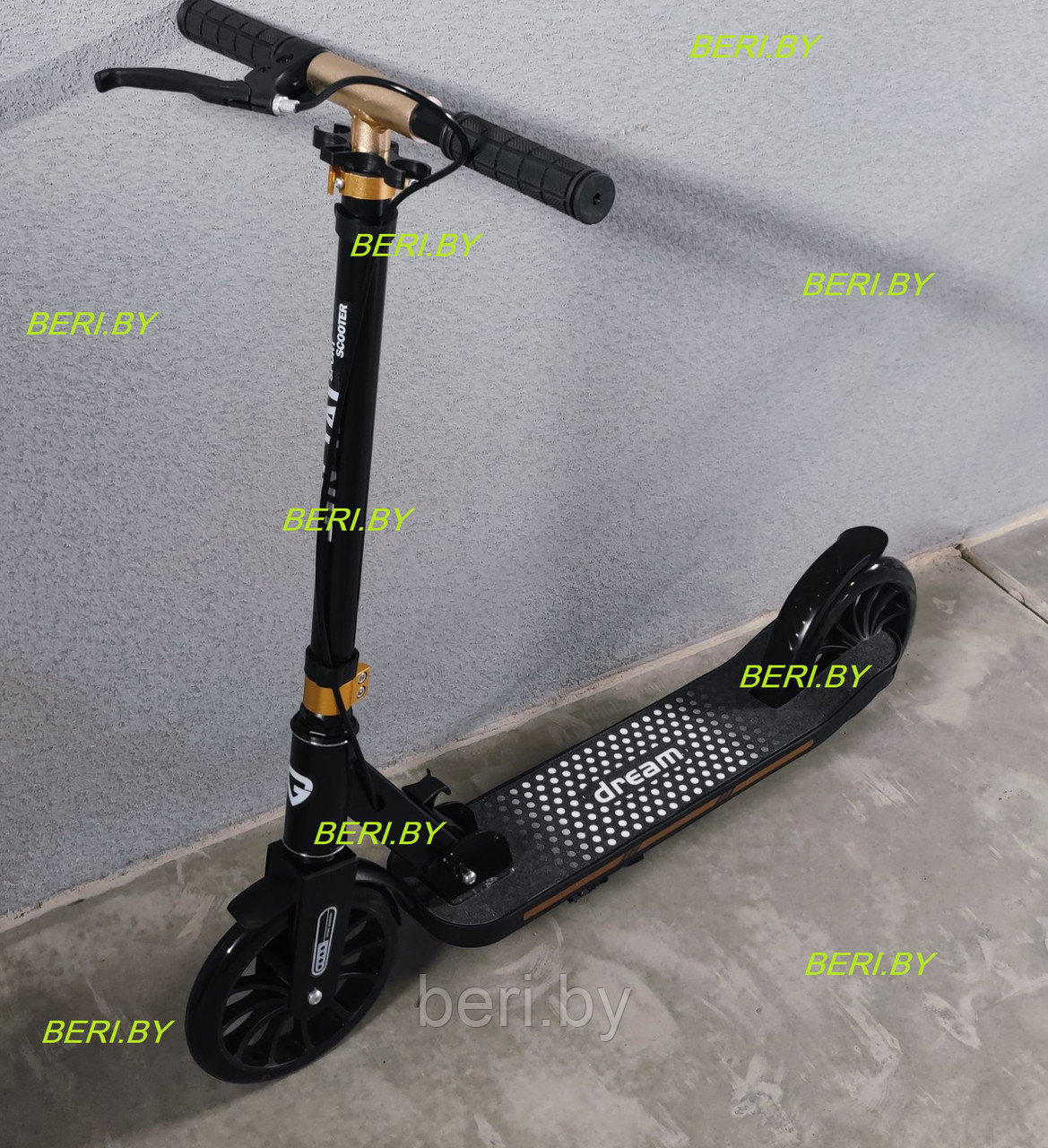 Самокат двухколёсный городской с ручным тормозом Scooter City, PC108/682 - фото 5 - id-p226067475