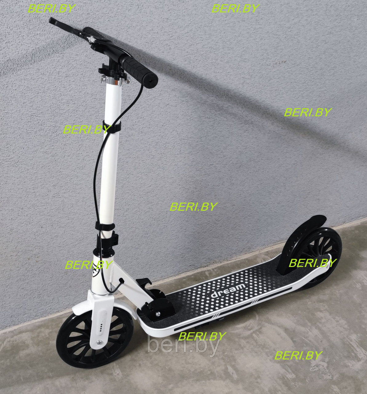 Самокат двухколёсный городской с ручным тормозом Scooter City, PC108/682 - фото 6 - id-p226067475