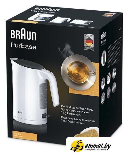 Электрический чайник Braun PurEase WK 3110 WH - фото 2 - id-p226069087
