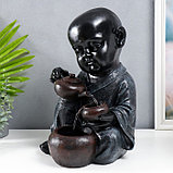 Фонтан настольный "Маленький Будда с чайником" 41х27х26 см, фото 3