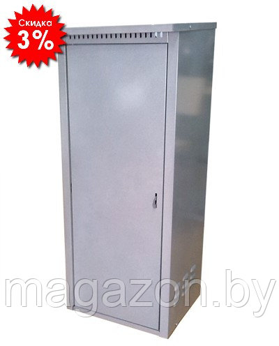 Шкаф для газового баллона, высота 1,4 м, серый - фото 1 - id-p215062385
