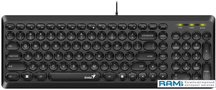 Клавиатура Genius SlimStar Q200 (черный) - фото 1 - id-p226072195