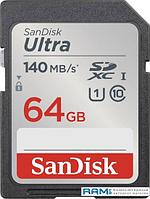 Карта памяти SanDisk Ultra SDXC SDSDUNB-064G-GN6IN 64GB