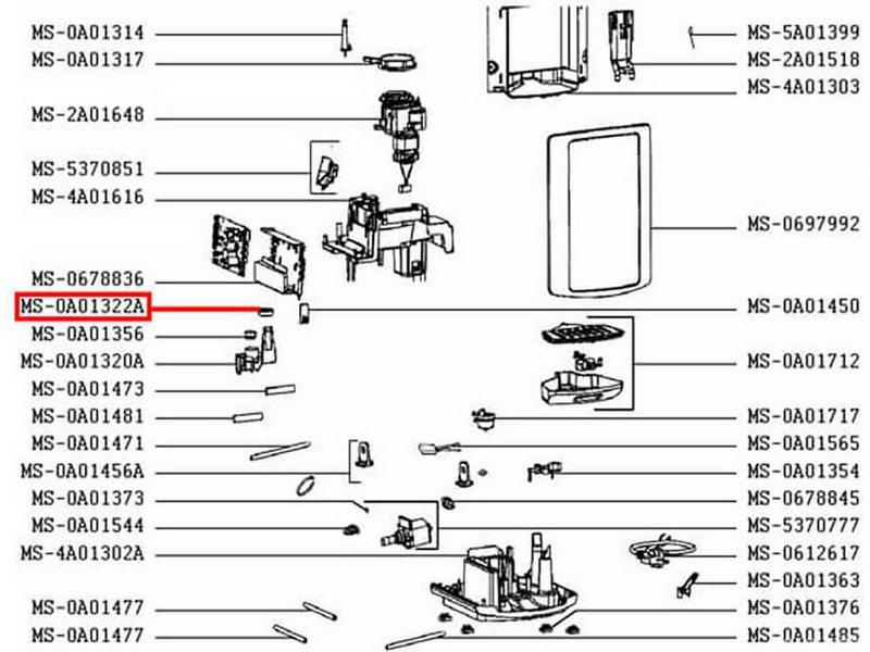 Манжета контейнера воды для кофемашины Krups MS-0A01322A - фото 3 - id-p220668234