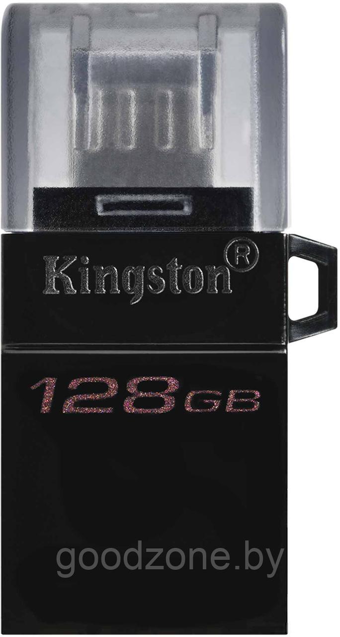USB Flash Kingston DataTraveler microDuo 3.0 G2 128GB - фото 1 - id-p226072876