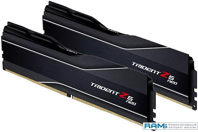 Оперативная память G.Skill Trident Z5 Neo 2x32ГБ DDR5 6000МГц F5-6000J3040G32GX2-TZ5N - фото 1 - id-p226072074