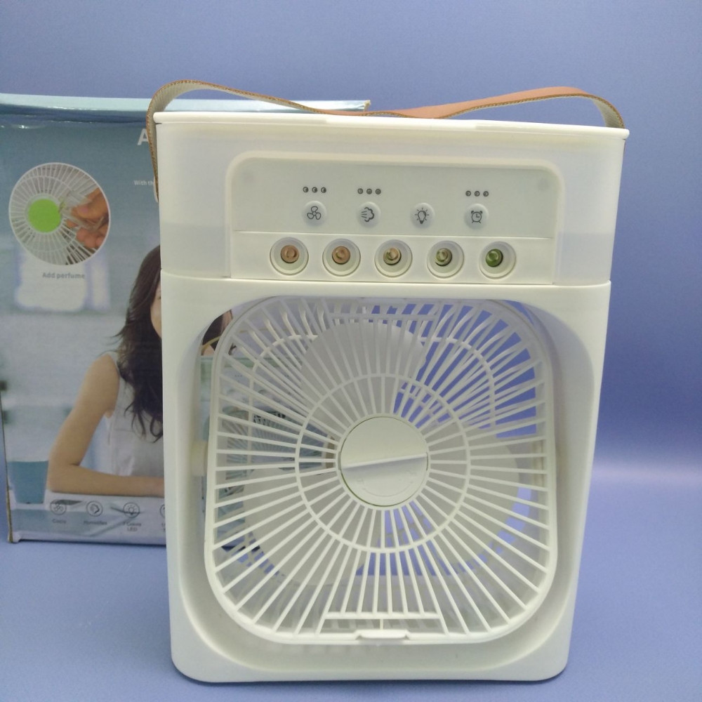 Охладитель - увлажнитель воздуха 3в1 Air Cooler Fan / Кондиционер - вентилятор мини, 7 цветов подсветки, USB - фото 6 - id-p226075090