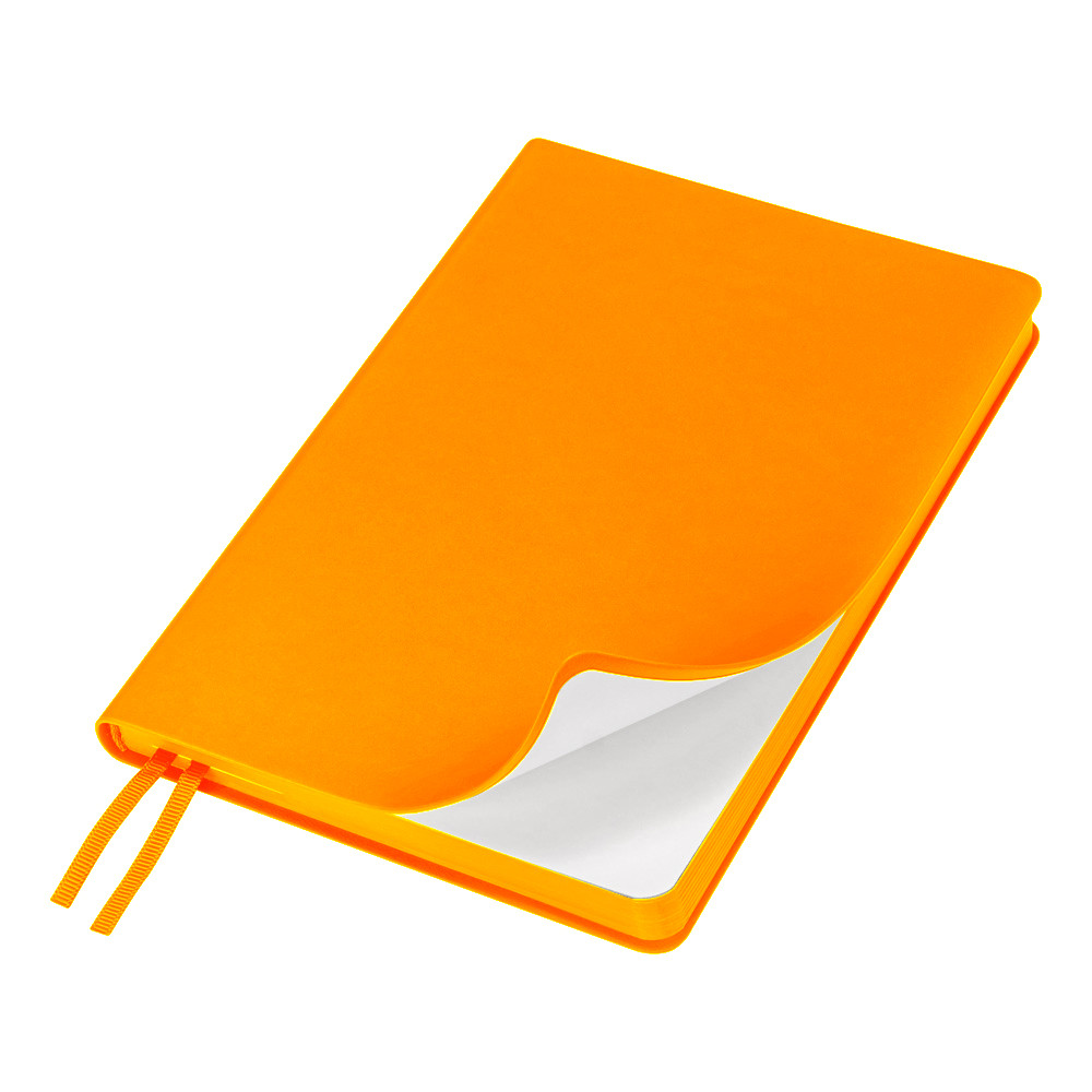 Ежедневник Flexy Milano B6, оранжевый, недатированный, в гибкой обложке - фото 1 - id-p226074603
